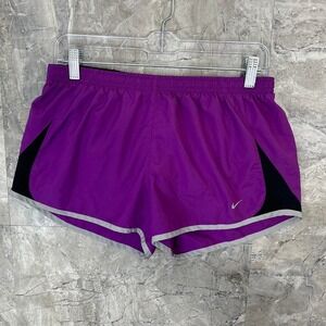 Nike purple and white running shorts  Size M Woman's #runningessentials